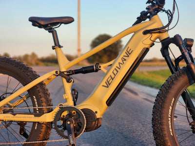 Velowave Brawny XM 1000W Full Suspension Electric Mountain Bike