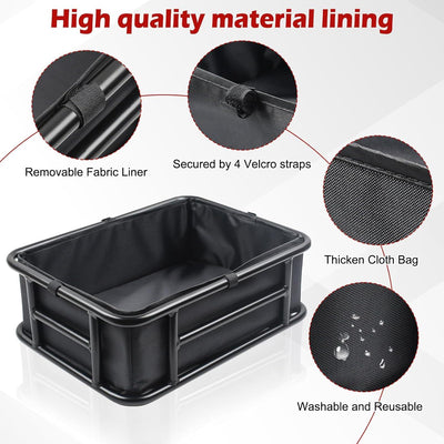 Vanpowers Bike Rear Cargo Rack Basket For Cargo E-Bikes