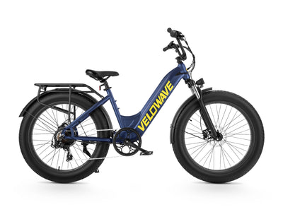 Velowave Rover 750W Step-Thru Fat Tire Electric Bike