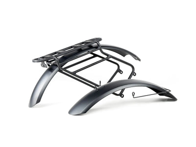 Velowave Rear Rack & Fender Kit for Brawny XM Mountain Electric Bike Velowave