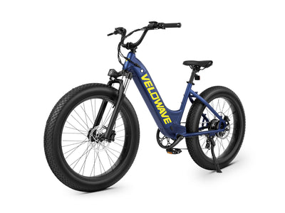 Velowave Rover 750W Step-Thru Fat Tire Electric Bike
