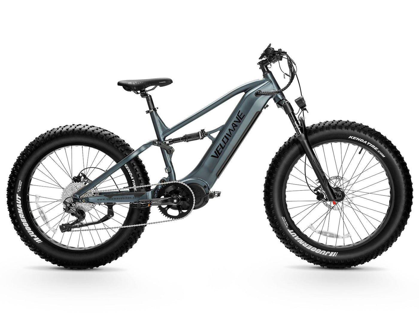 Velowave Brawny XM 1000W Full Suspension Electric Mountain Bike
