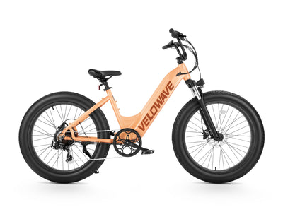 Velowave Rover 750W Step-Thru Fat Tire Electric Bike