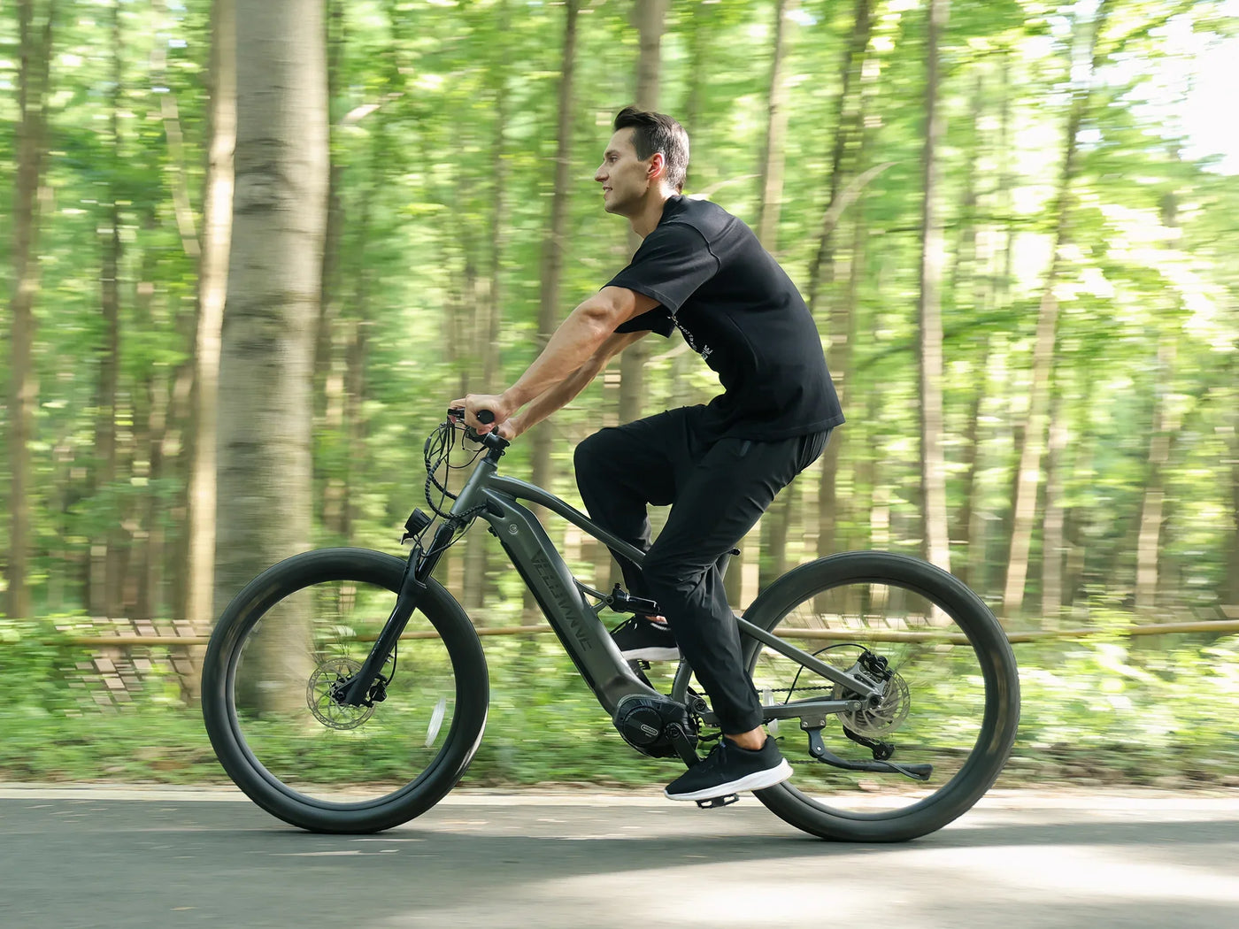 Velowave Forest SM 500W Full Suspension Electric Mountain Bike