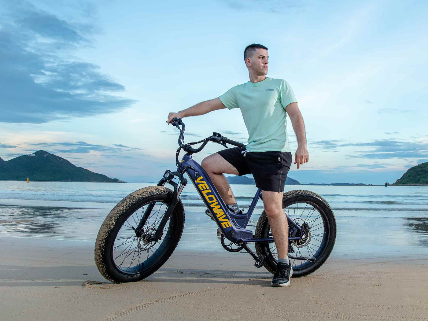 Velowave Rover 750W Step-Thru Fat Tire Electric Bike