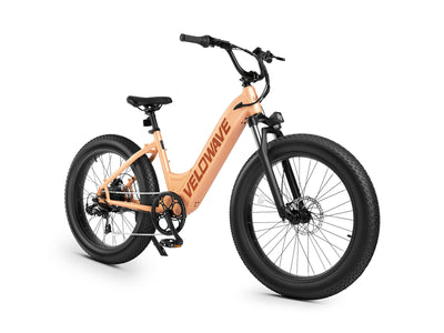 Velowave Rover 750W Step-Thru Fat Tire Electric Bike