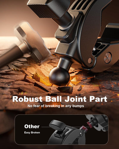 SuperOne Quick-Lock Electric Bike Phone Mount – Anti-Shake Handlebar Clamp for 4.7"–7.2" Phones