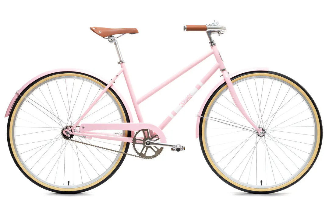 singlespeed urban bike State Bicycle Co. Bubble-Gum City Größe:56.0 RACE FACE Remote Hebel Category:Radtrikots_136g 12mm thru
