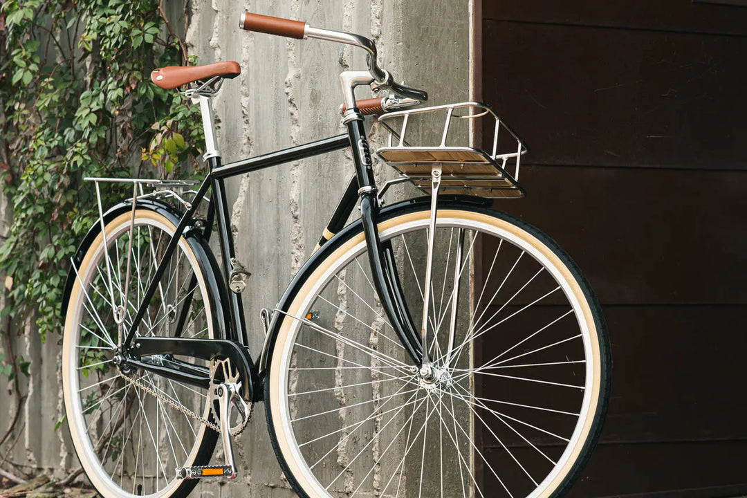 urban bike black State Bicycle Co. The Black & Tan City Bike