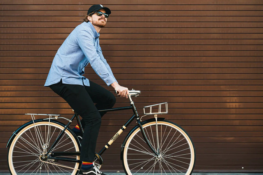 State Bicycle Co. The Black & Tan City Bike | 3-Speed Step-Thru
