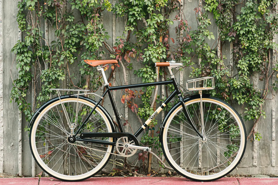 city bike gear State Bicycle Co. City Bike - The Black & Tan | 3-Speed Internal Gear Cruiser
