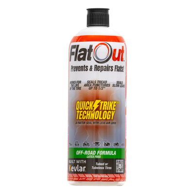 Bottle of Flat Out tire sealant