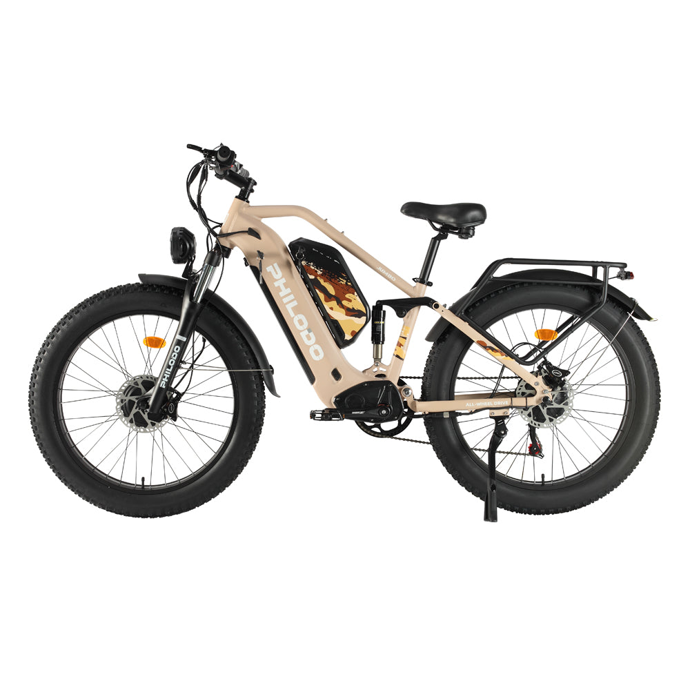 Philodo Jumbo 2000W Dual Motor Dual Battery Full Suspension Electric Bike