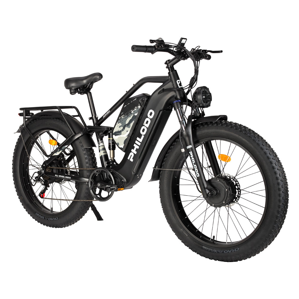 Philodo Jumbo 2000W Dual Motor Dual Battery Full Suspension Electric Bike