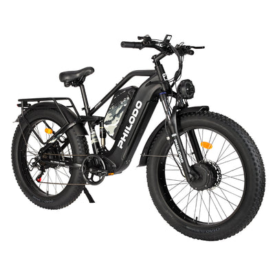 Philodo Jumbo 2000W Dual Motor Dual Battery Full Suspension Electric Bike