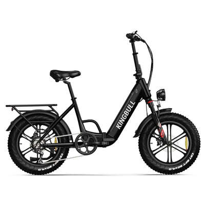 Kingbull_Literider_Black_Folding_Electric_Bike_Side_View
