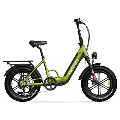Kingbull_Literider_Green_Folding_Electric_Bike_Side_View