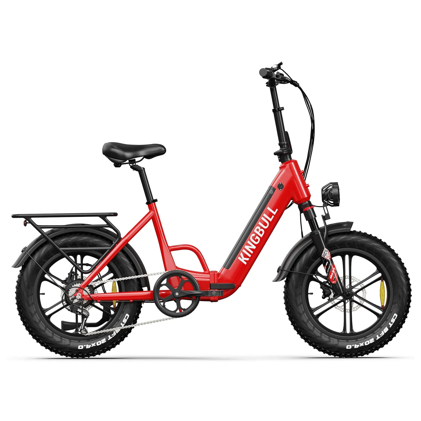 Kingbull_Literider_Red_Folding_Electric_Bike_Side_View