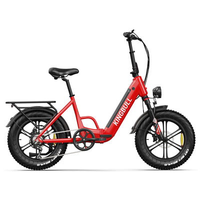 Kingbull_Literider_Red_Folding_Electric_Bike_Side_View