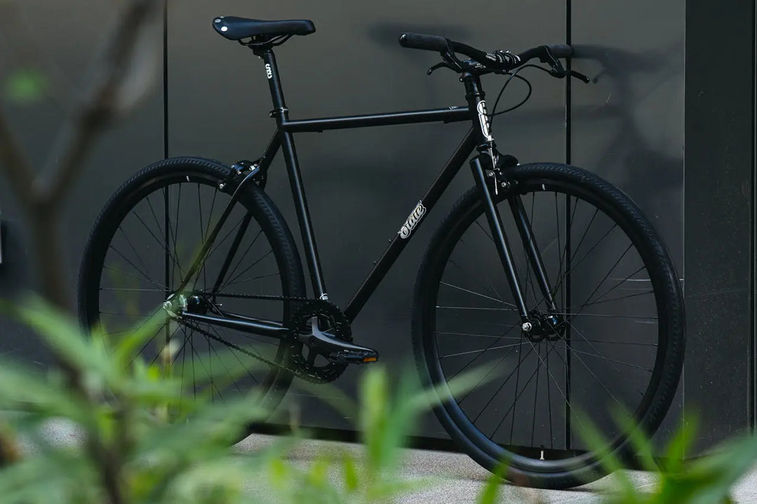 black fixed gear State 4130 – Matte / Mirror schachtel Road Flared Gravel Drops Size:45 MET Trenta 3K Carbon: