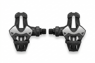 TIME Xpresso road pedals, black with silver plate, pair