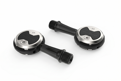 Wahoo Speedplay Comp road bike pedals, black and silver, pair