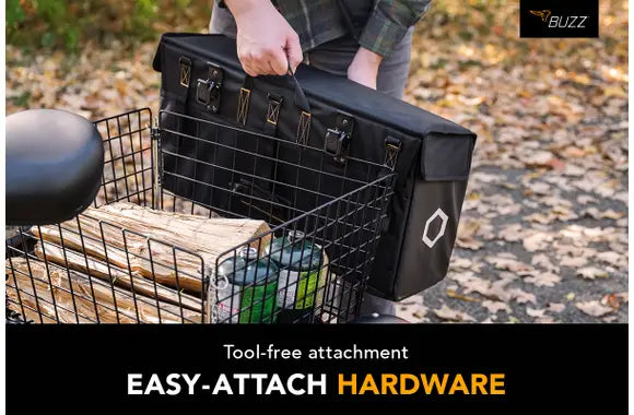 Buzz E-Bike Cargo Rear Rack Carrier & Pannier Bag – Belcopia