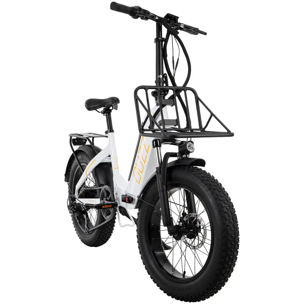 BUZZ CENTRIS FOLDING e-BIKE WHITE 