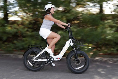 BUZZ CENTRIS FOLDING e-BIKE WHITE 