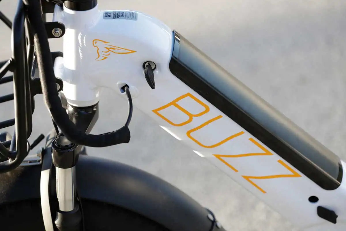 BUZZ CENTRIS FOLDING e-BIKE WHITE 