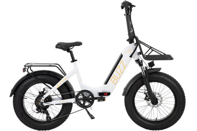 BUZZ CENTRIS FOLDING e-BIKE WHITE 