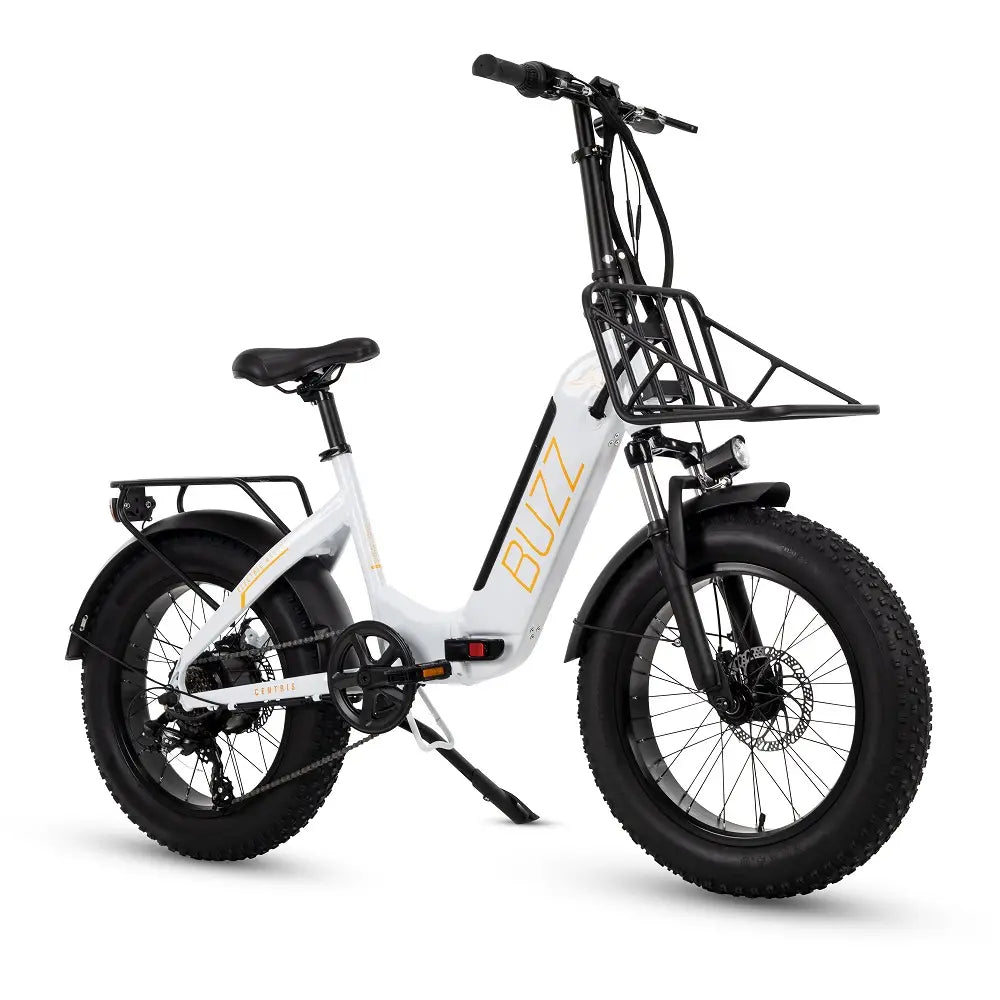 BUZZ CENTRIS FOLDING e-BIKE WHITE 