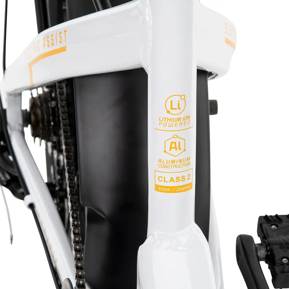 BUZZ CENTRIS FOLDING e-BIKE WHITE 