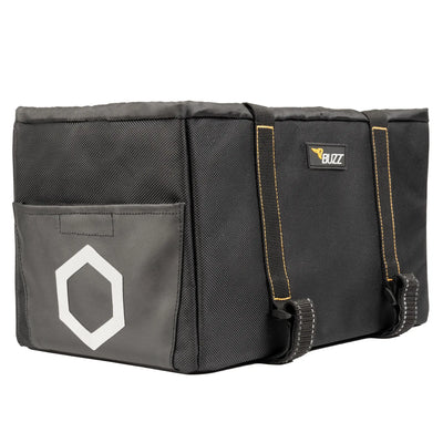 BUZZ E-BIKE FRONT/REAR RACK BIN WITH WATERPROOF COVER