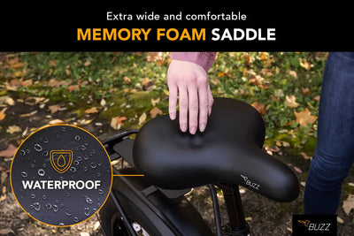 BUZZ MEMORY FOAM E-BIKE SEAT
