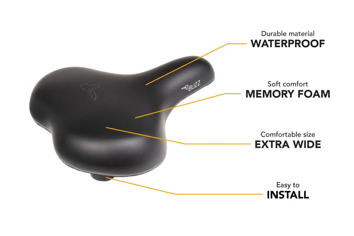 BUZZ MEMORY FOAM E-BIKE SEAT