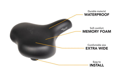 BUZZ MEMORY FOAM E-BIKE SEAT