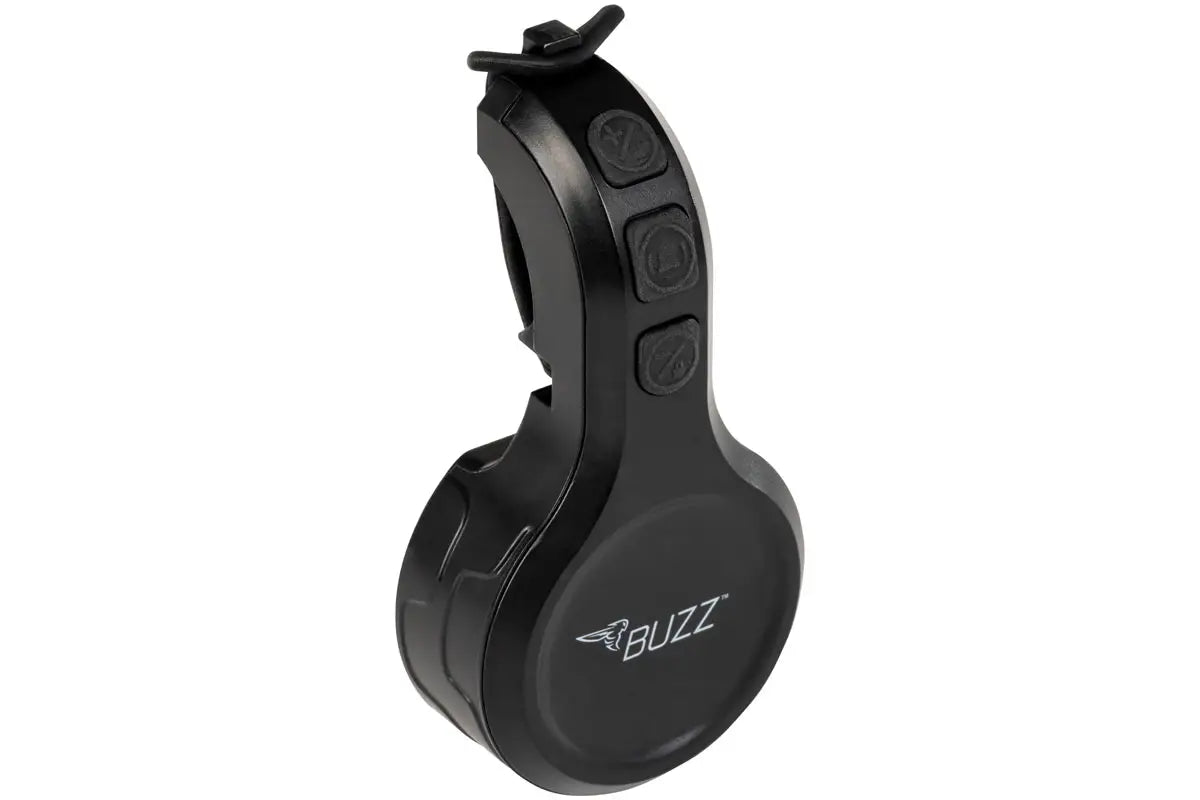 BUZZ RECHARGEABLE E-BIKE BELL AND ANTI-THEFT ALARM, BLACK 