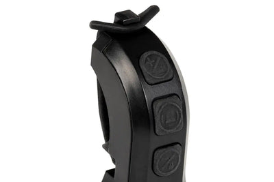 BUZZ RECHARGEABLE E-BIKE BELL AND ANTI-THEFT ALARM, BLACK 