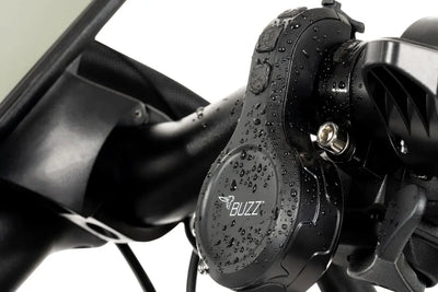 BUZZ RECHARGEABLE E-BIKE BELL AND ANTI-THEFT ALARM, BLACK 