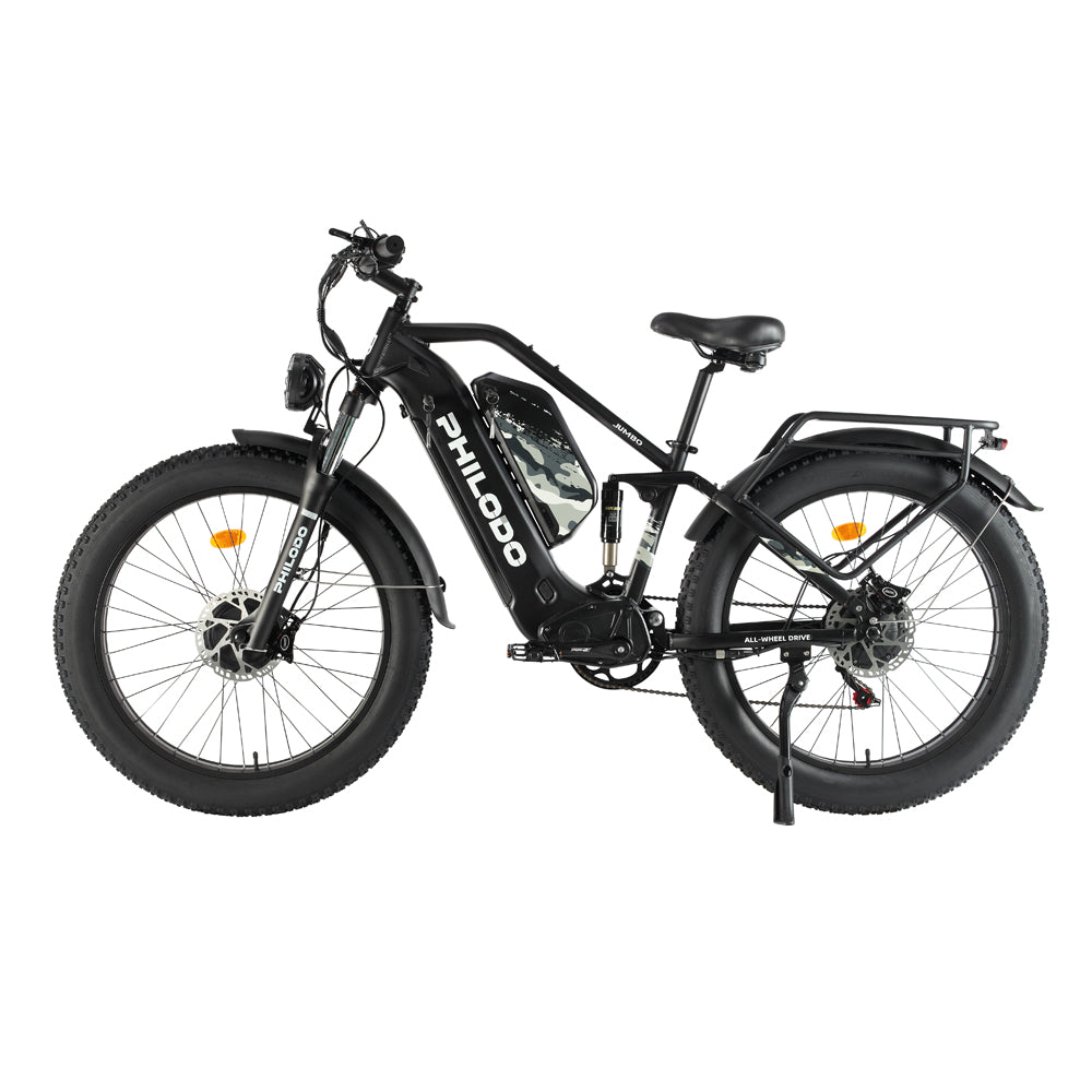 Philodo Jumbo 2000W Dual Motor Dual Battery Full Suspension Electric Bike