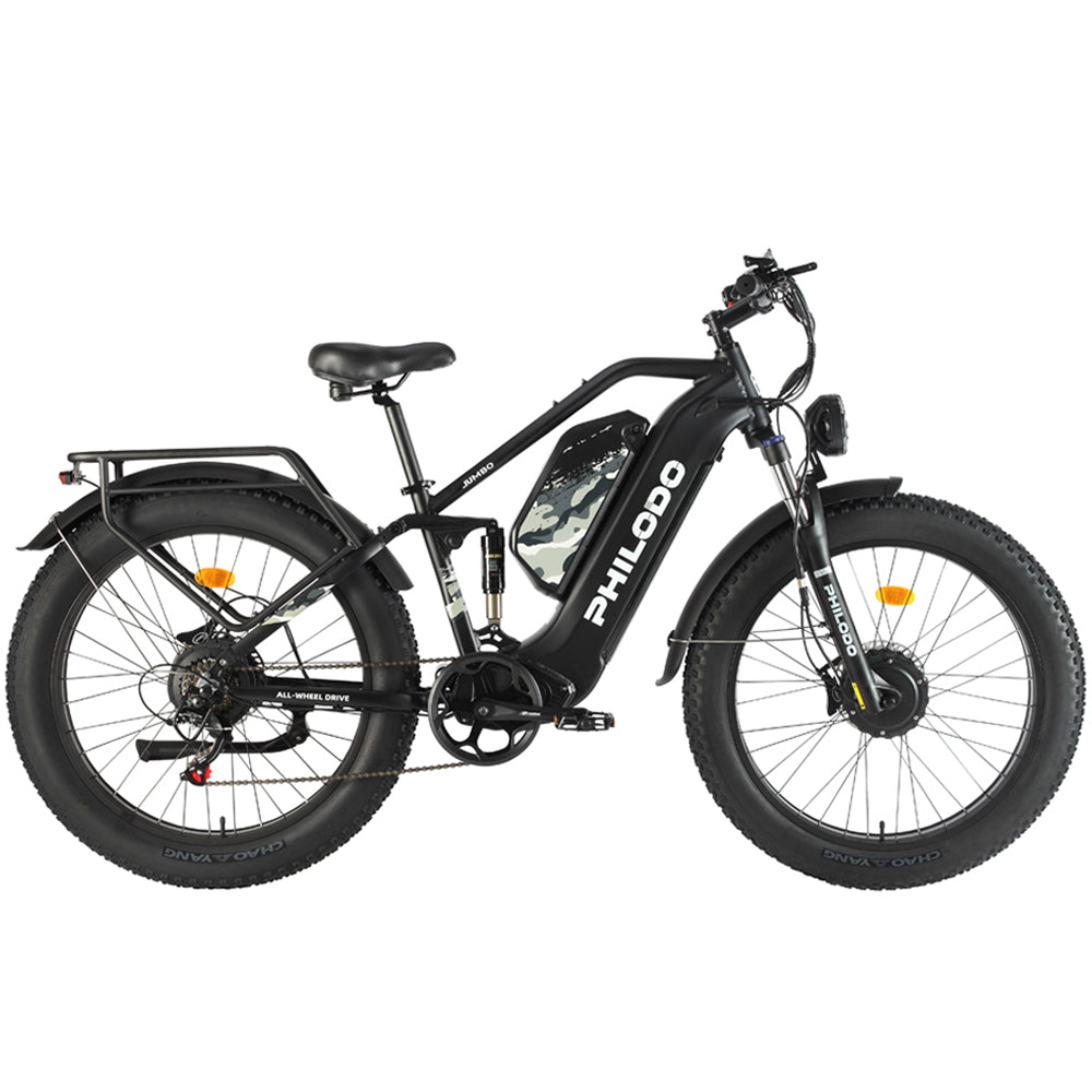 Philodo Jumbo 2000W Dual Motor Dual Battery Full Suspension Electric Bike