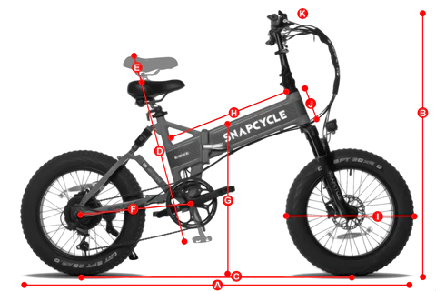 Snapcycle Eagle E-Bike 750W Brushless Geared Motor