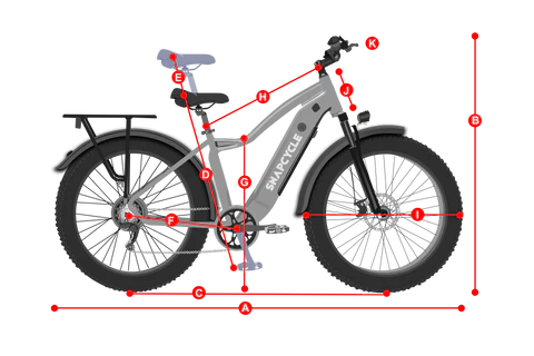 Snapcycle R1 Step-Thru E-Bike 750W Brushless Geared Motor, 1200W Peak