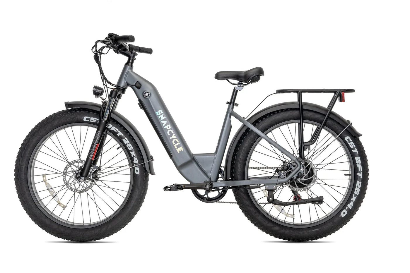 Snapcycle R1 Step-Thru E-Bike 750W Brushless Geared Motor, 1200W Peak
