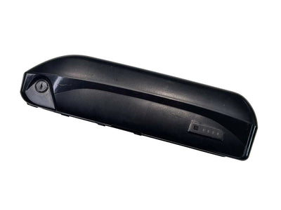 Velowave 48V 15Ah battery for the Prado S, black pack shown from the key lock side
