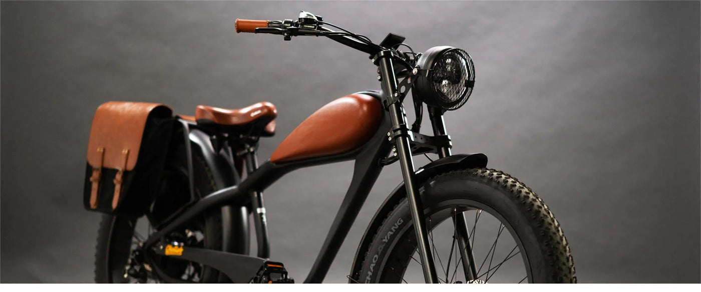 REVIBIKE Cheetah 17.5Ah or 13Ah Cafe Racer Electric Bike