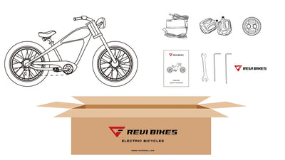 REVIBIKE Cheetah 17.5Ah or 13Ah Cafe Racer Electric Bike