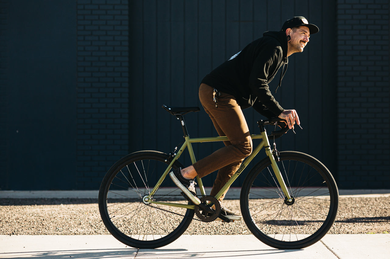 STATE BICYCLE CO. 4130 - Matte Olive (Fixed Gear / Single-Speed)