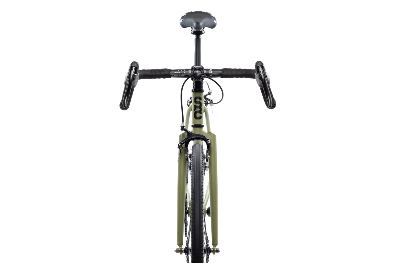 STATE BICYCLE CO. 4130 - Matte Olive (Fixed Gear / Single-Speed)